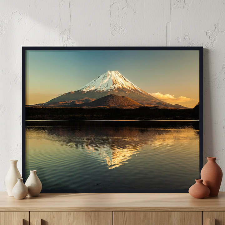 Fuji and Lake Shoji