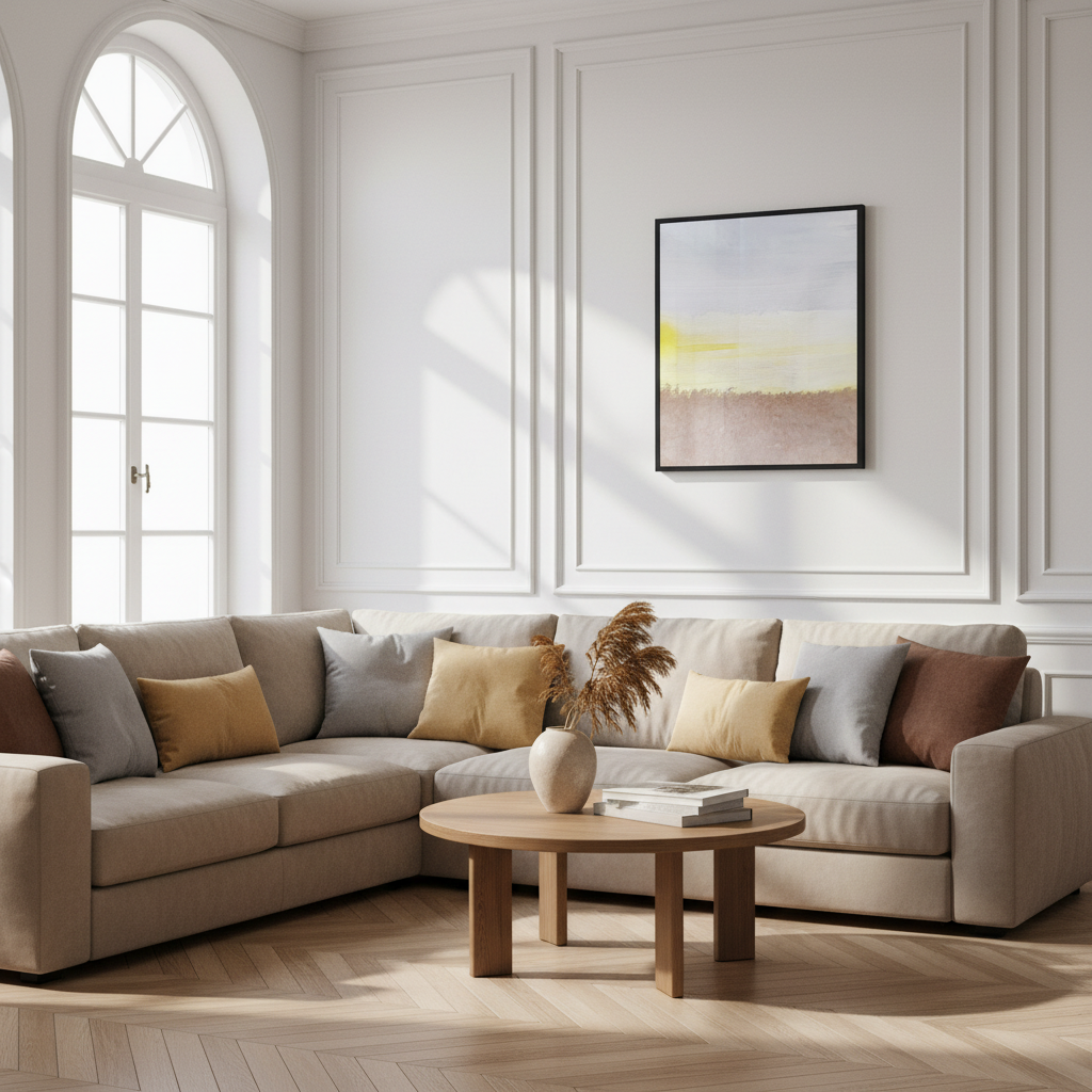 Summer painting background. Modern artwork