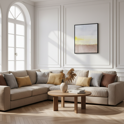 Summer painting background. Modern artwork