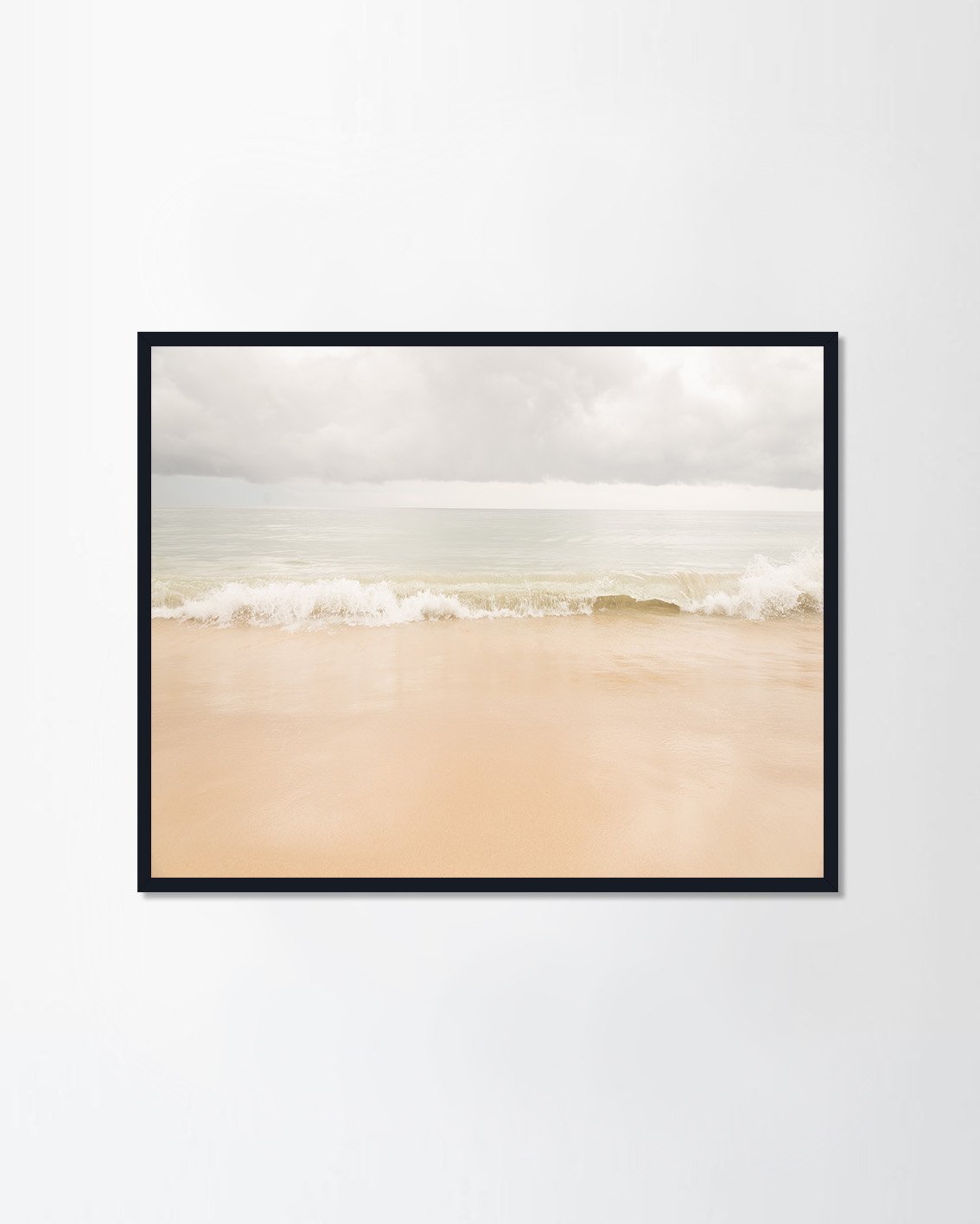 Soft waves on the beach