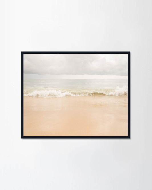 Soft waves on the beach