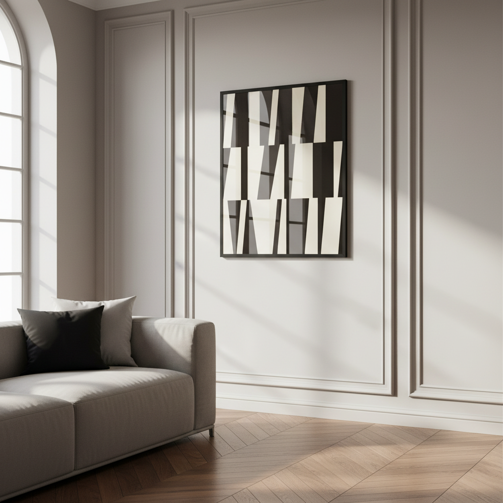 Mid century minimalist art