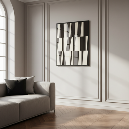 Mid century minimalist art