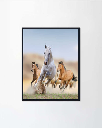 Horse in dessert