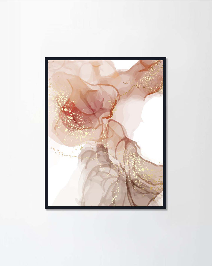 Acrylic ink texture splash