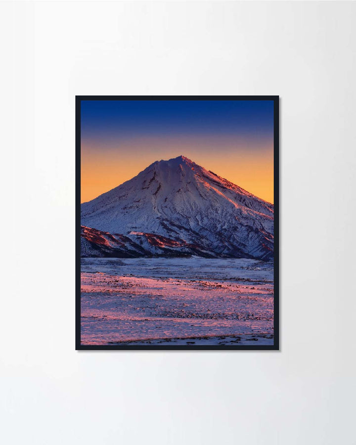 Winter volcanic of Kamchatka