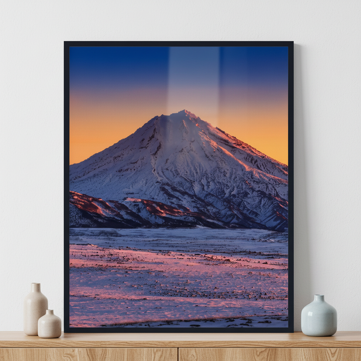 Winter volcanic of Kamchatka