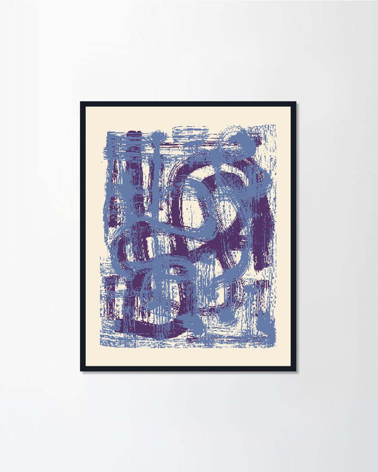 Abstract Blue painting