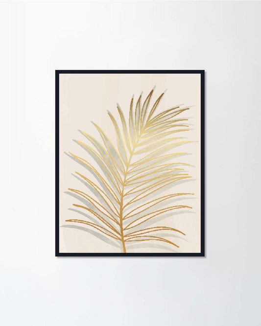 Golden foliage line art ll