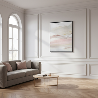 White and pink color Modern