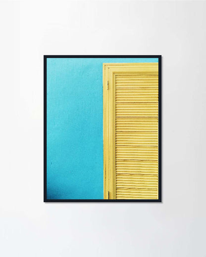 Bright yellow door