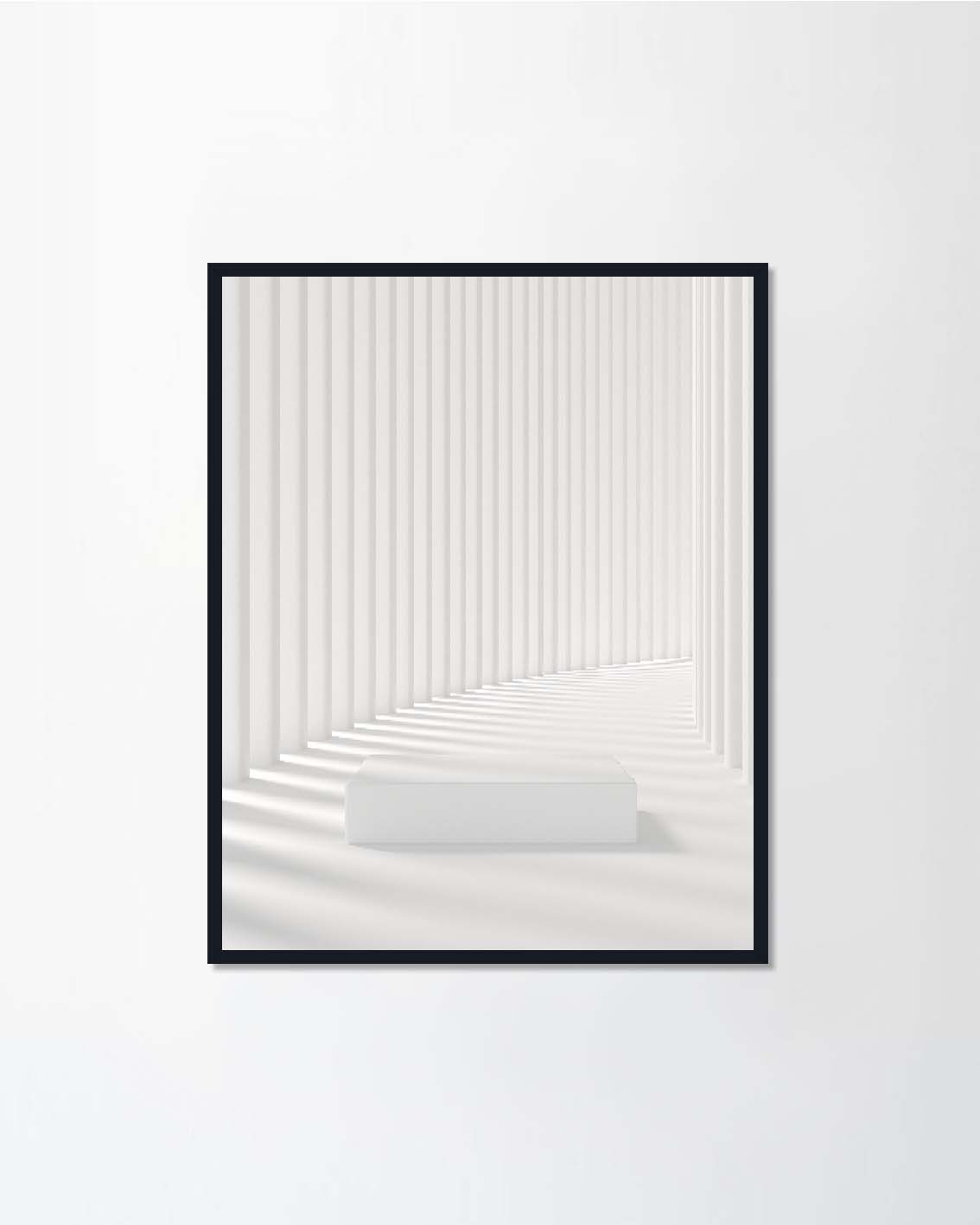 Mock up scene with empty