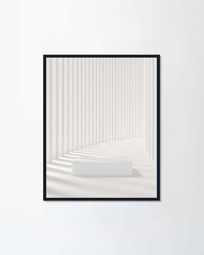 Mock up scene with empty