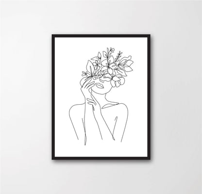 Woman with Flowers