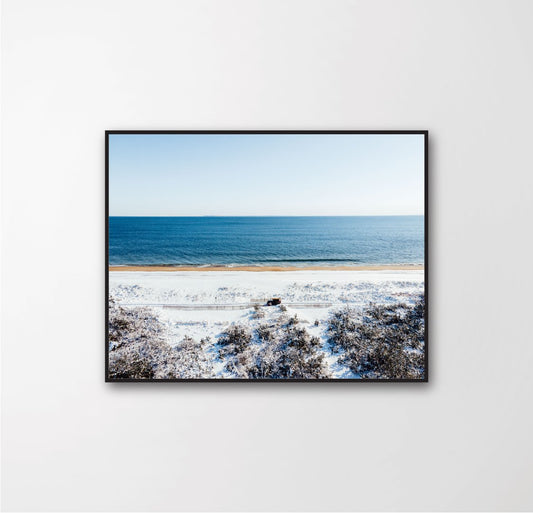 Snowy Coastline in the Winter