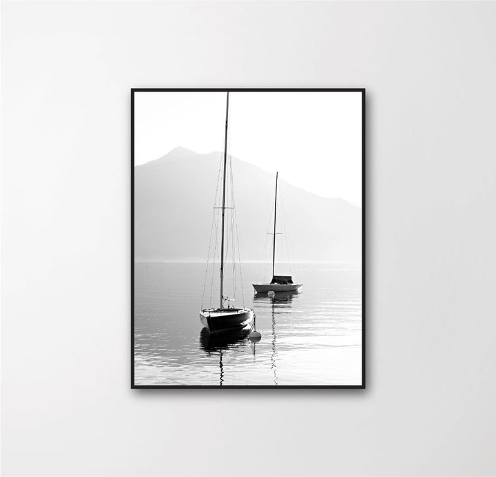 Two boats in the morning