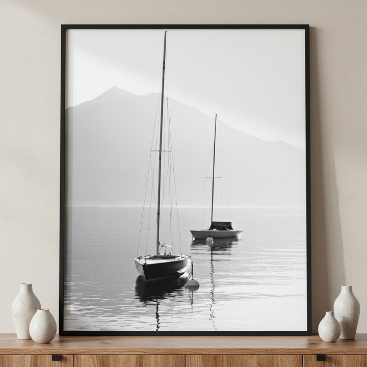 Two boats in the morning