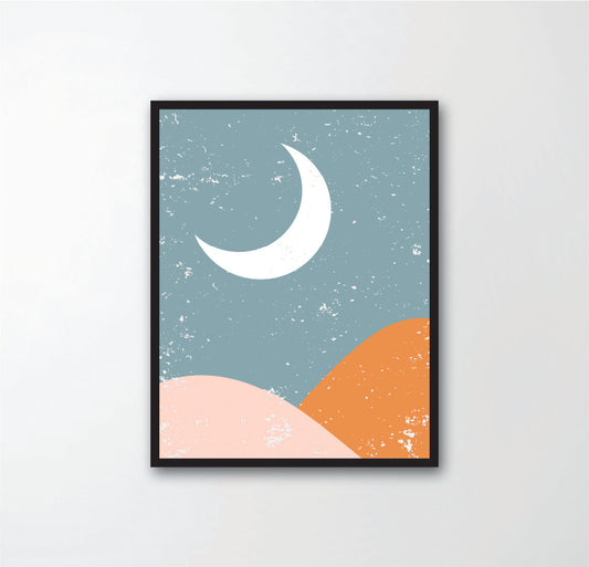 Sun and Moon Abstract