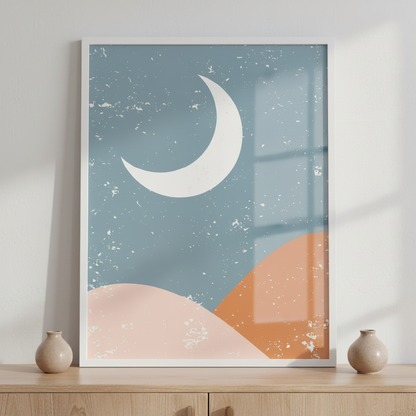 Sun and Moon Abstract
