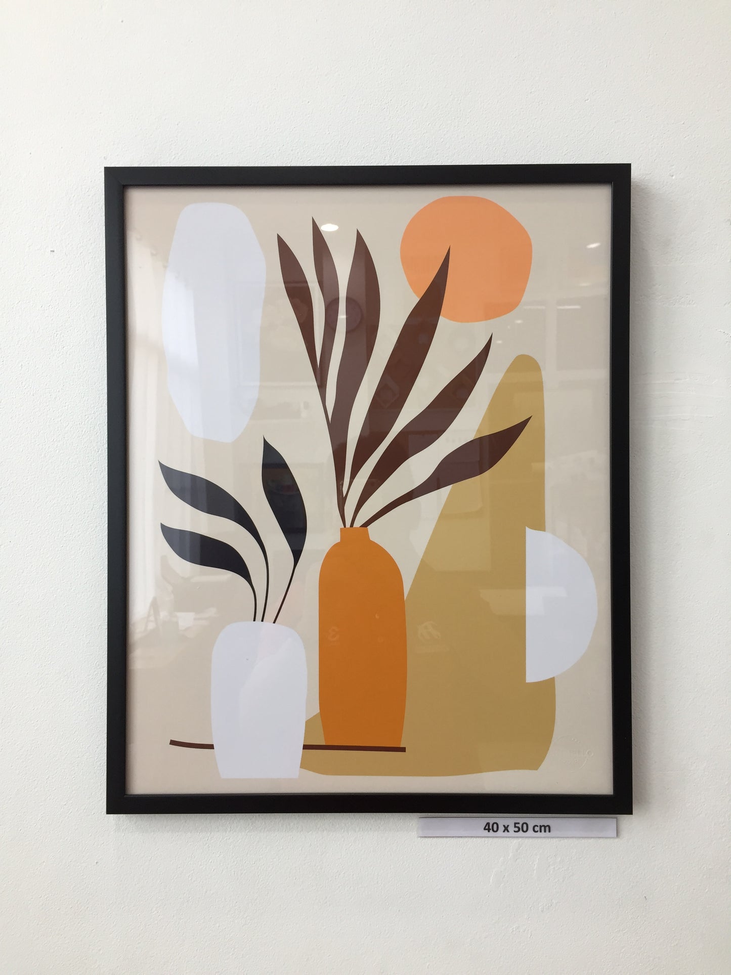 Botanical wall art vector