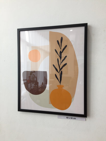 Botanical wall art vector set