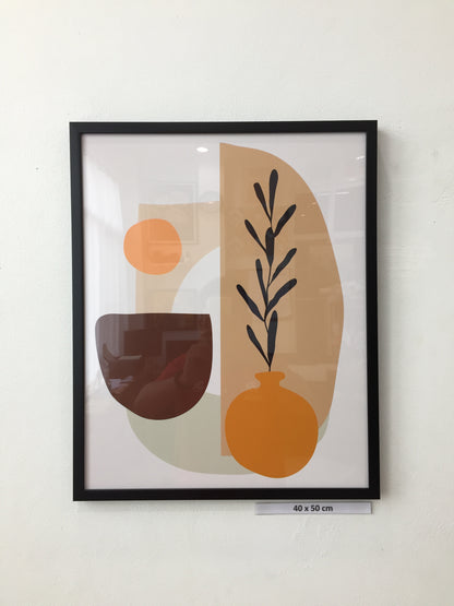 Botanical wall art vector set