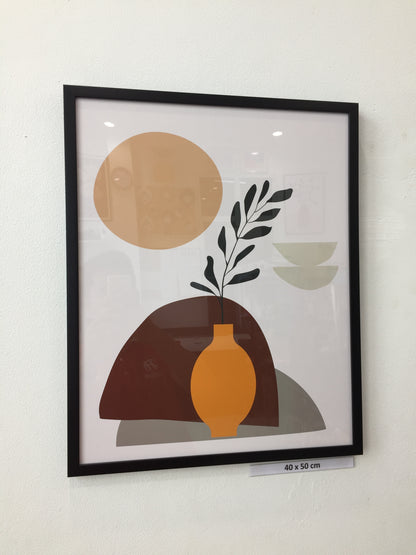 Botanical wall art vector set