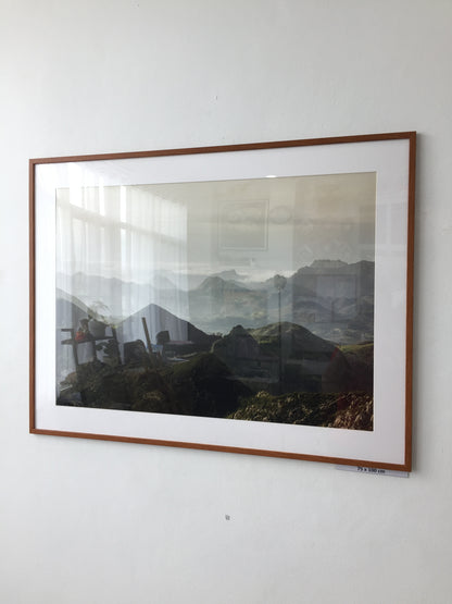 Sunset in the mountain natural