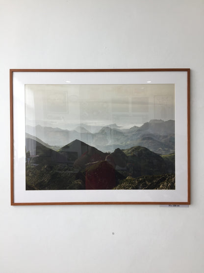 Sunset in the mountain natural