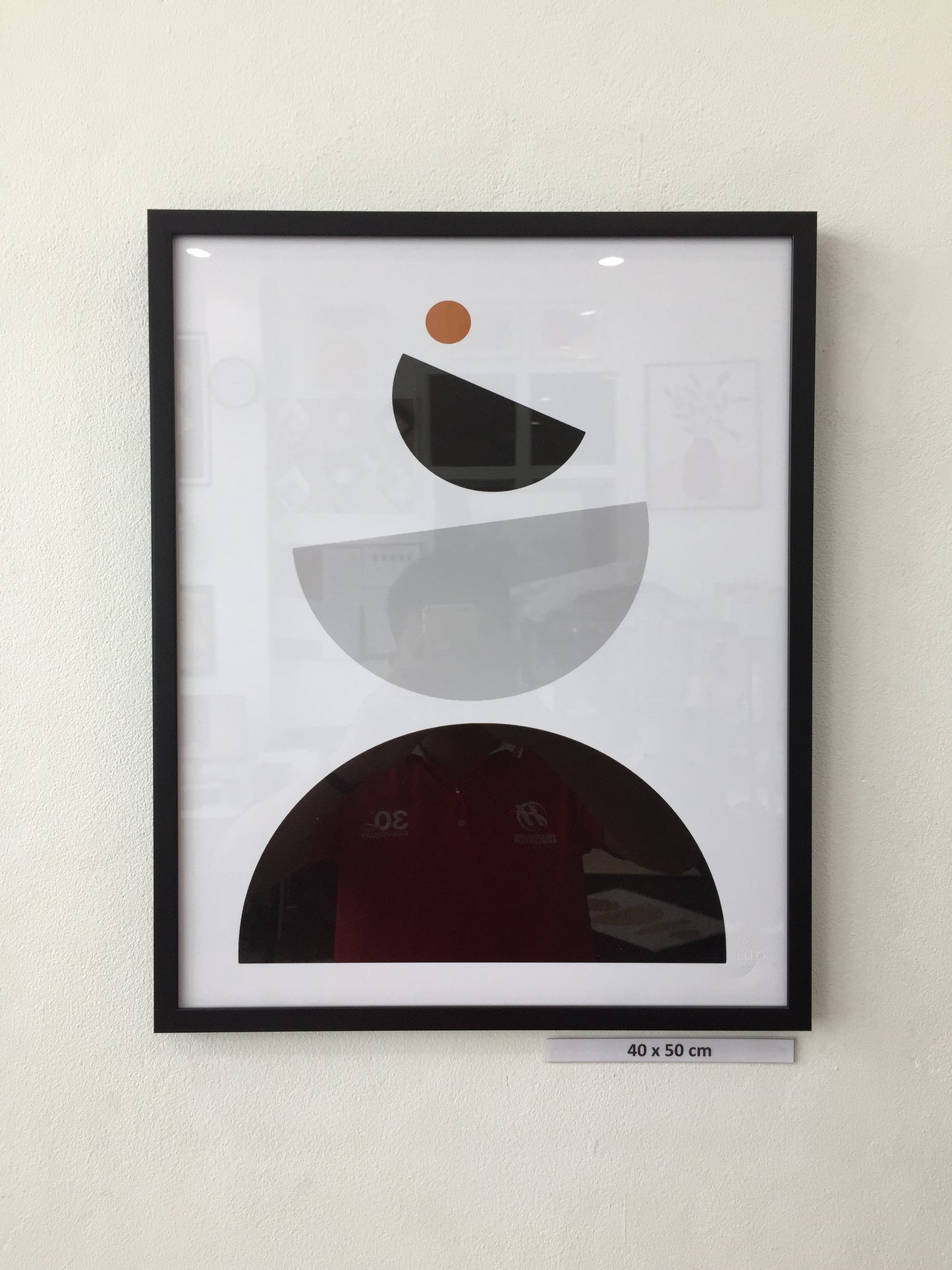 minimalist geometrical abstract art mid century