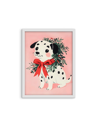 Christmas Girl Portrait Print