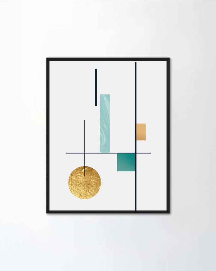 Abstract Math art background vector.