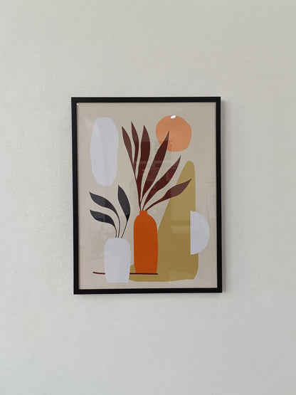 Botanical wall art vector set