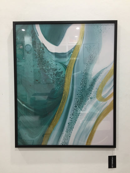 Closeup of the painting