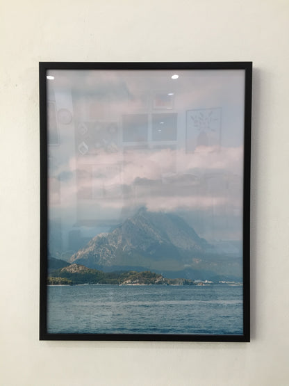 Turkish coast with blue sea