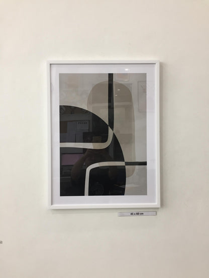 Close black white painting chair