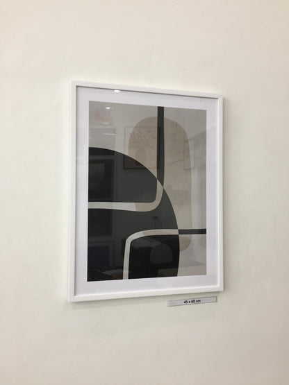 Close black white painting chair