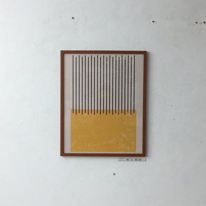 Minimal 20s geometric design poster
