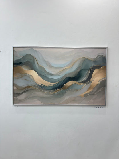 Painting blue gold
