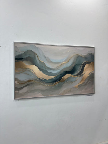 Painting blue gold