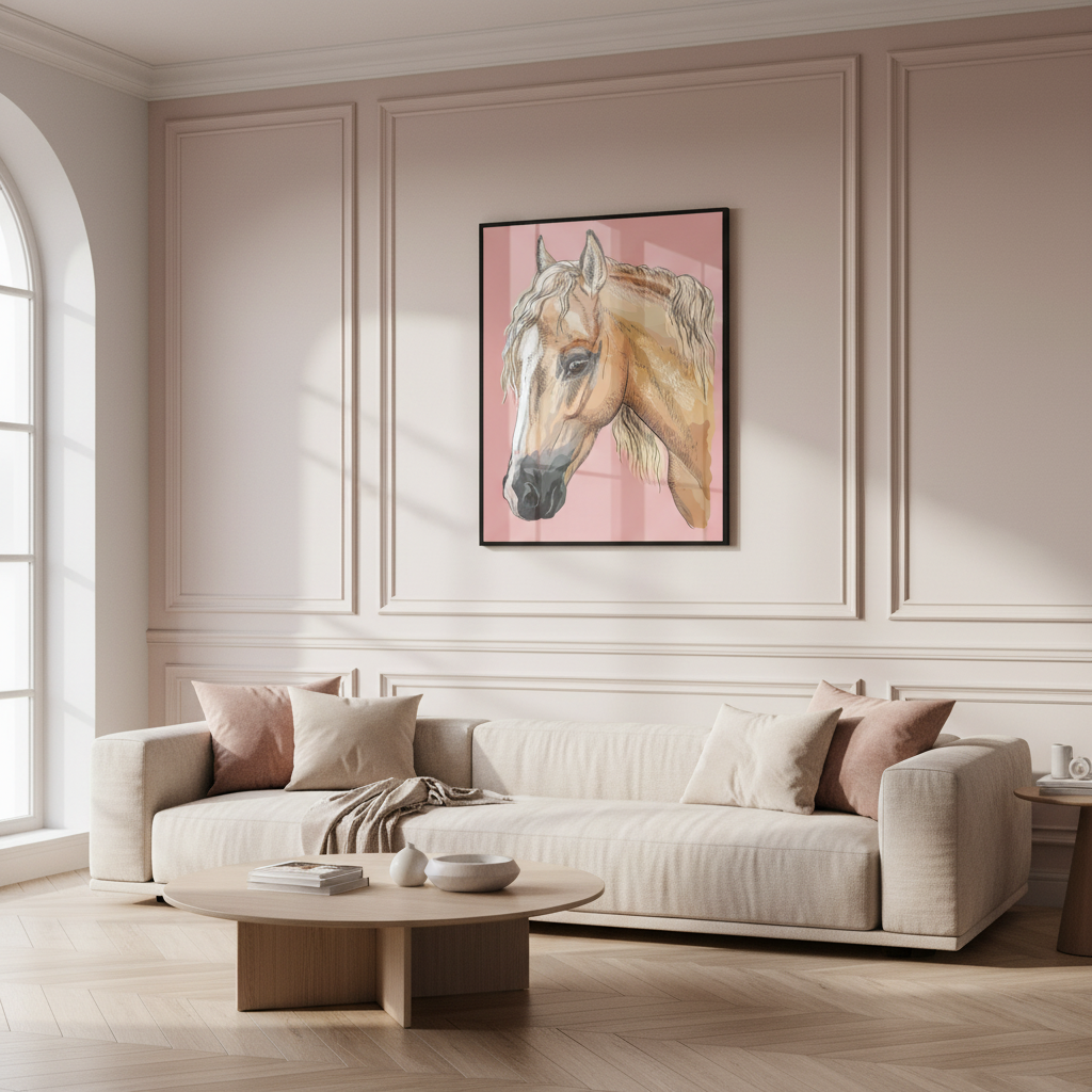 Horse pink