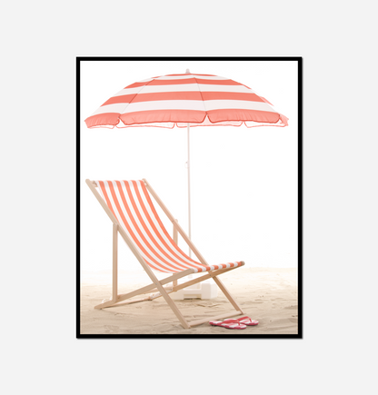 Beach chair umbrella beach