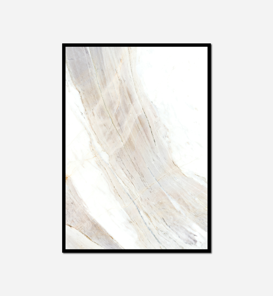close white beige abstract painting