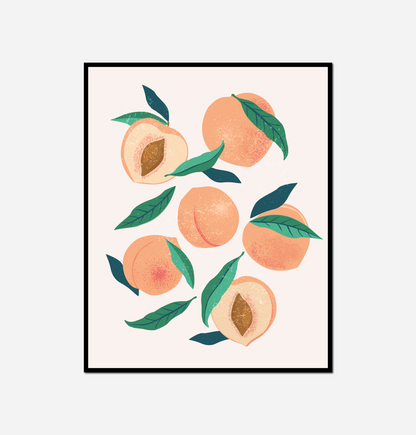 Peach leaves