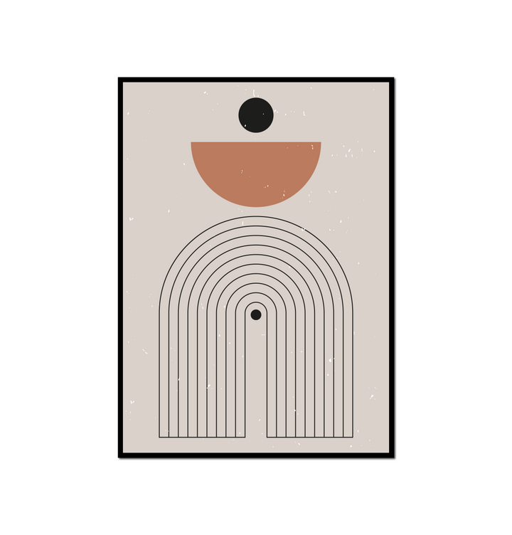 half moon half rainbow