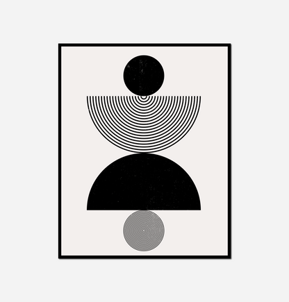 Close black white black white circle