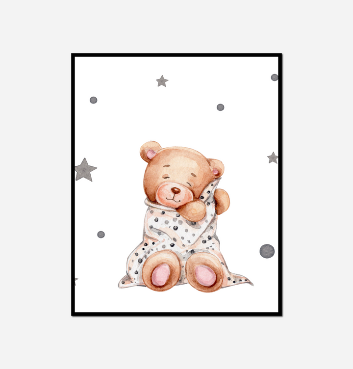 teddy bear sitting ground