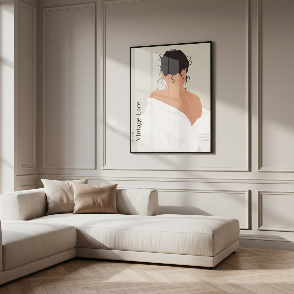 Woman white shirt white