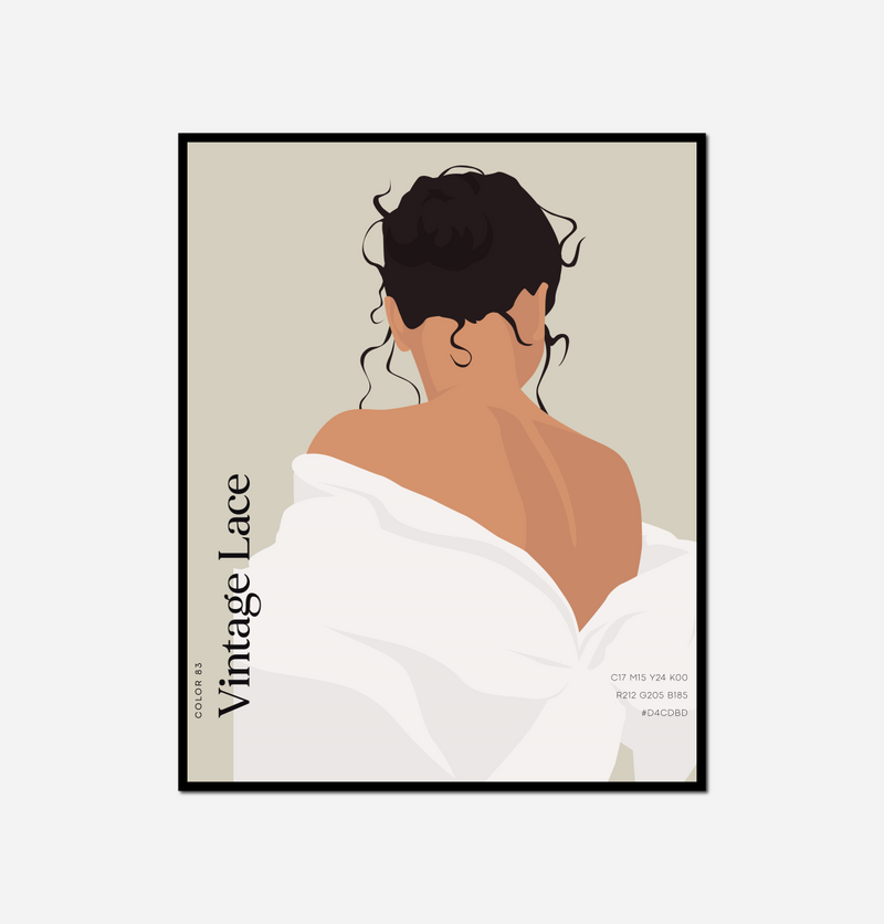 Woman white shirt white
