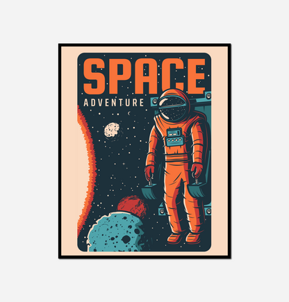 Astronaut space planet